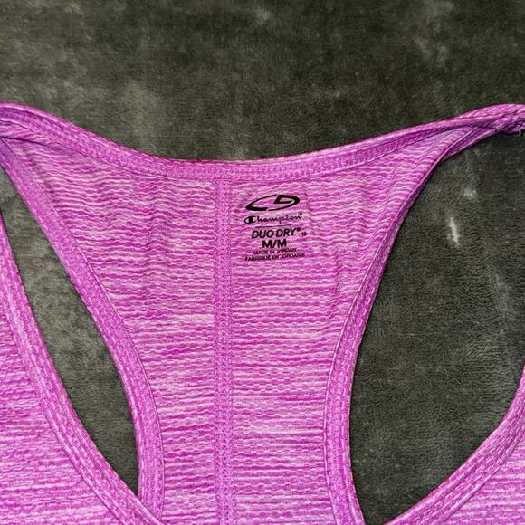 C9 Champion Women's M Performance Long Active Tank Racerback Duo Dry Stretch Top - Picture 4 of 5